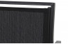 Fauteuil salon de jardin en aluminium DCB Garden noir