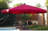 Parasol rond 5M rouge