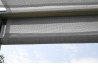 Pergola design tonnelle aluminium brise soleil grise