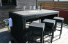 Ensemble Table Bar avec 6 tabourets