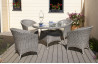 Ensemble de jardin avec 4 fauteuils