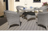 Ensemble de jardin avec 4 fauteuils