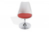 Chaise Design Blanc/Rouge