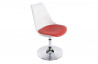 Chaise Design Blanc/Rouge