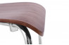 Chaise moderne en bois couleur noyer