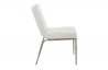 Chaise blanche en similicuir