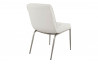 Chaise blanche en similicuir