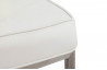 Chaise blanche en similicuir