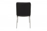 Chaise noire en similicuir