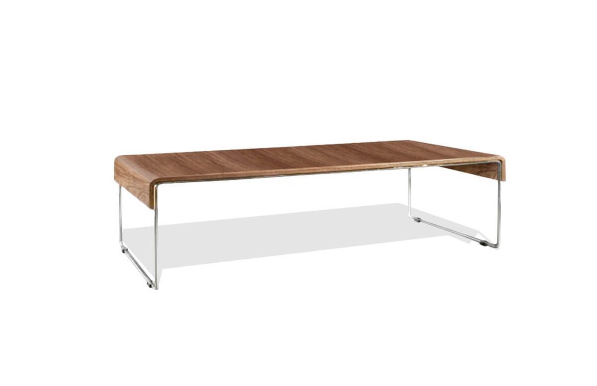 Table Basse Design Noyer