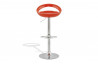 Tabouret de bar design orange