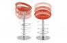 Tabouret de bar design orange