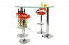 Tabouret de bar design orange