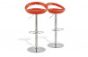 Tabouret de bar design orange