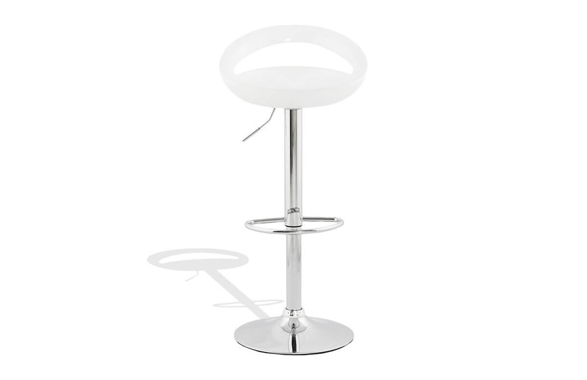 Tabouret de bar design blanc