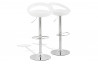 Tabouret de bar design blanc