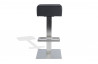 Tabouret carré design de bar noir