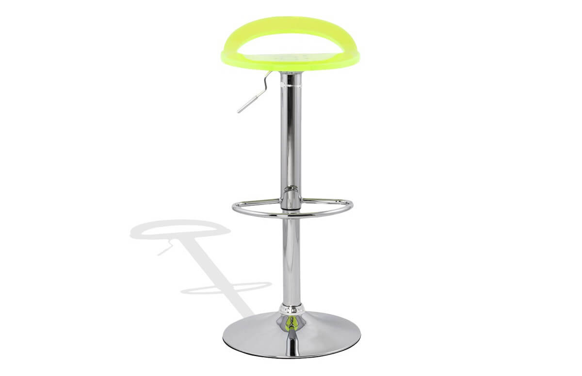 Tabouret de bar design fluo