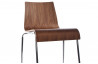 Tabouret chaise de bar noyer