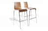 Tabouret chaise de bar zebrano