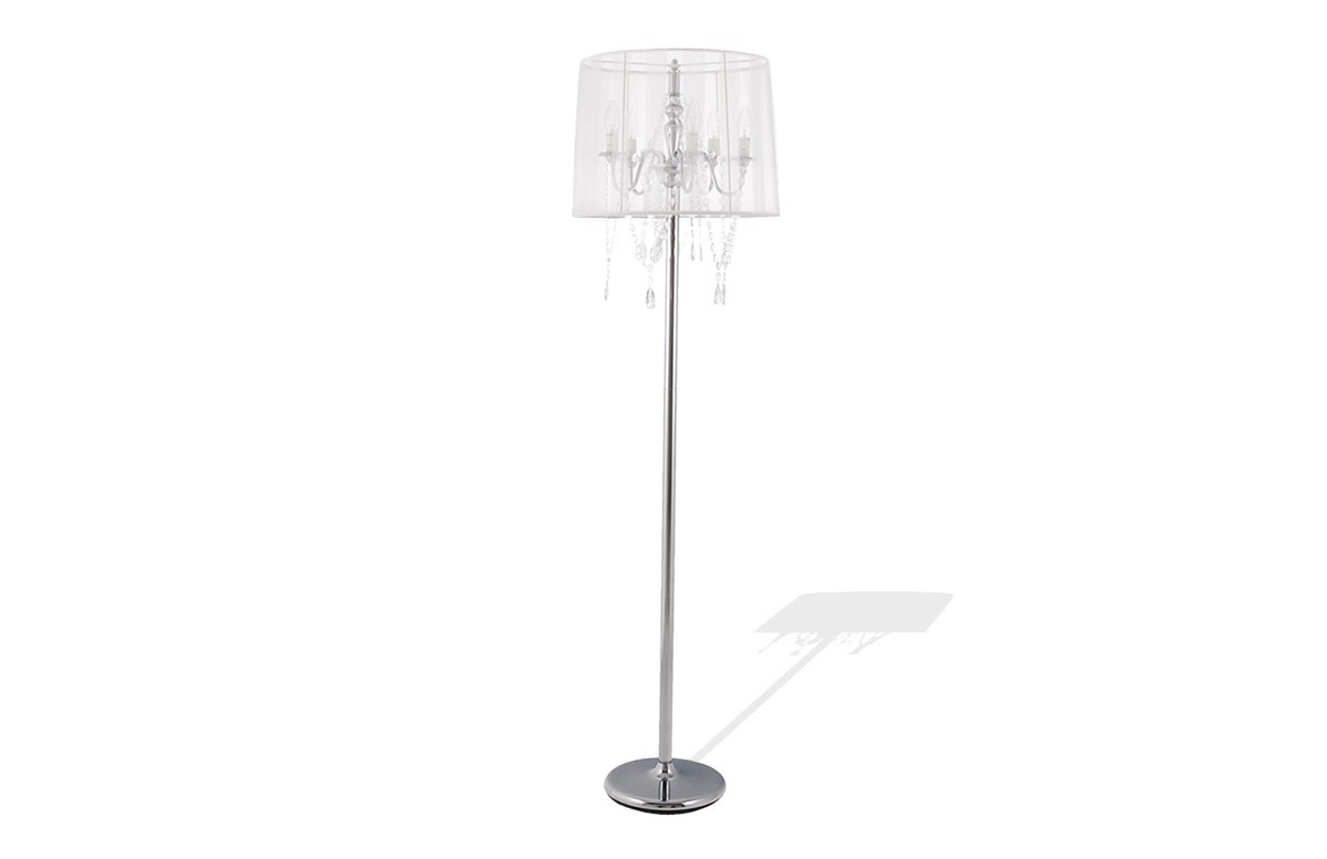 Lampadaire design blanc