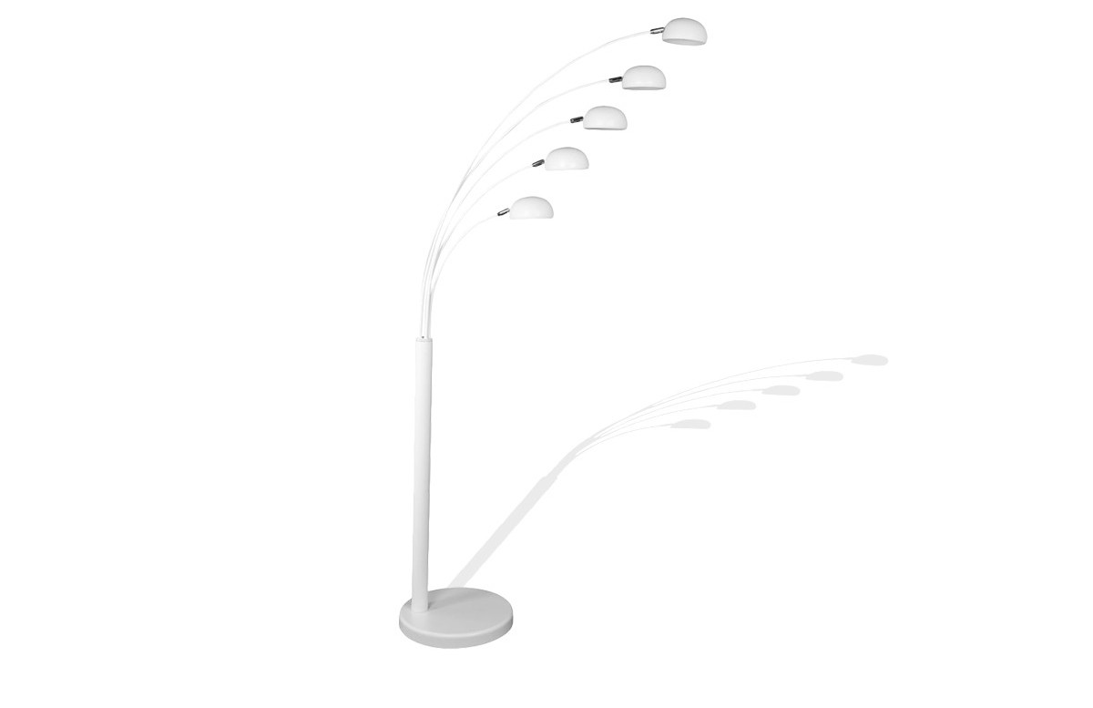 Lampadaire design blanc