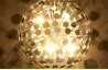 Lampe suspendue design chrome