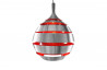 Suspension design gris rouge