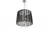 Lampe suspendue design abat-jour noir