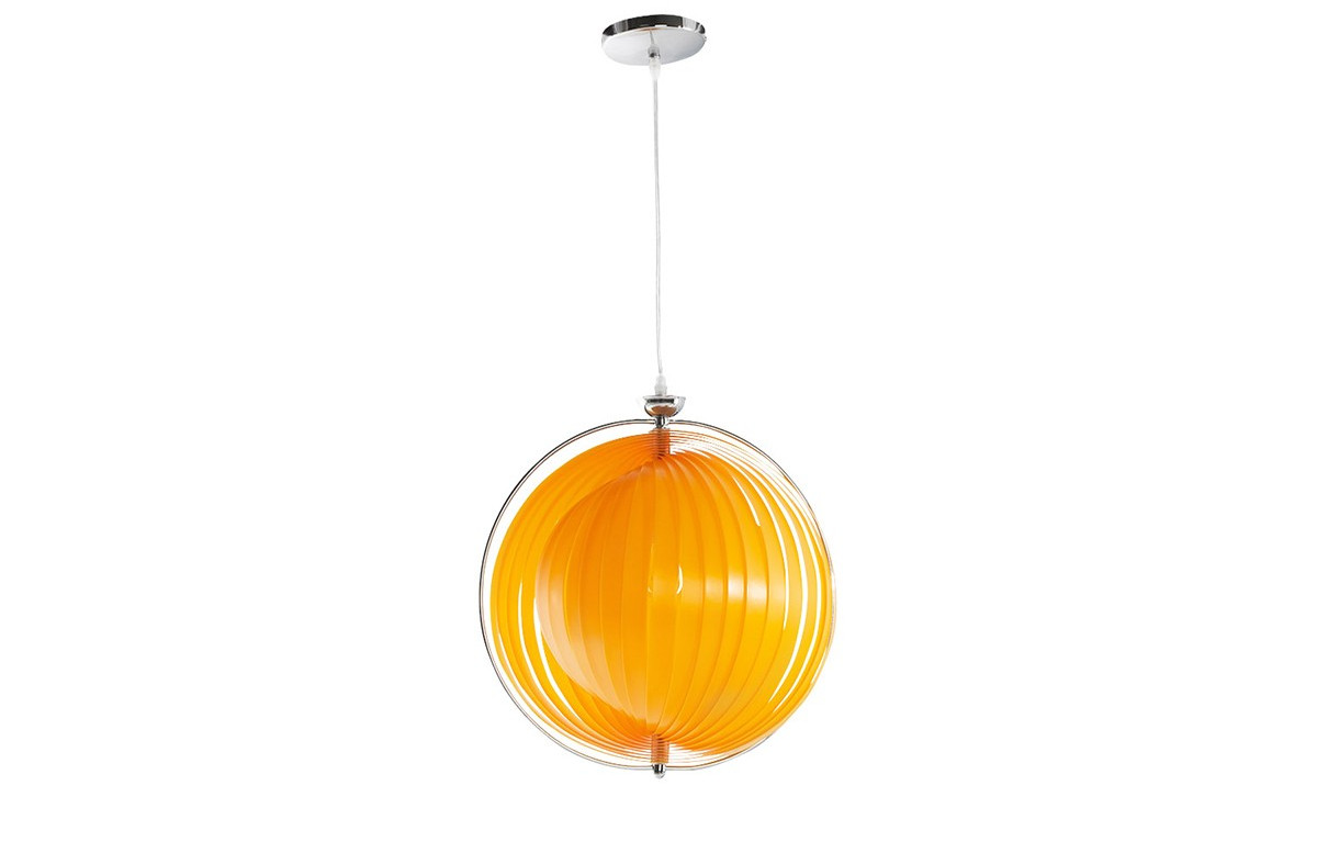 Lampe suspendue design orange