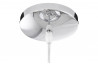 Lampe suspendue aluminium brossé chrome