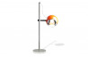 Lampadaire design globe orange