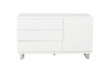 Meuble de rangement salon en bois laqué blanc Kokoon Design
