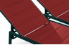Lot de 2 bains de soleil corail