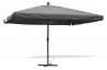 Parasol aluminium 4x4 m gris