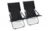 Lot de 2 Relax pliables noirs