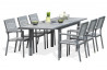 Table en aluminium et composite 10 à 12 places