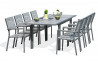 Table en aluminium et composite 10 à 12 places