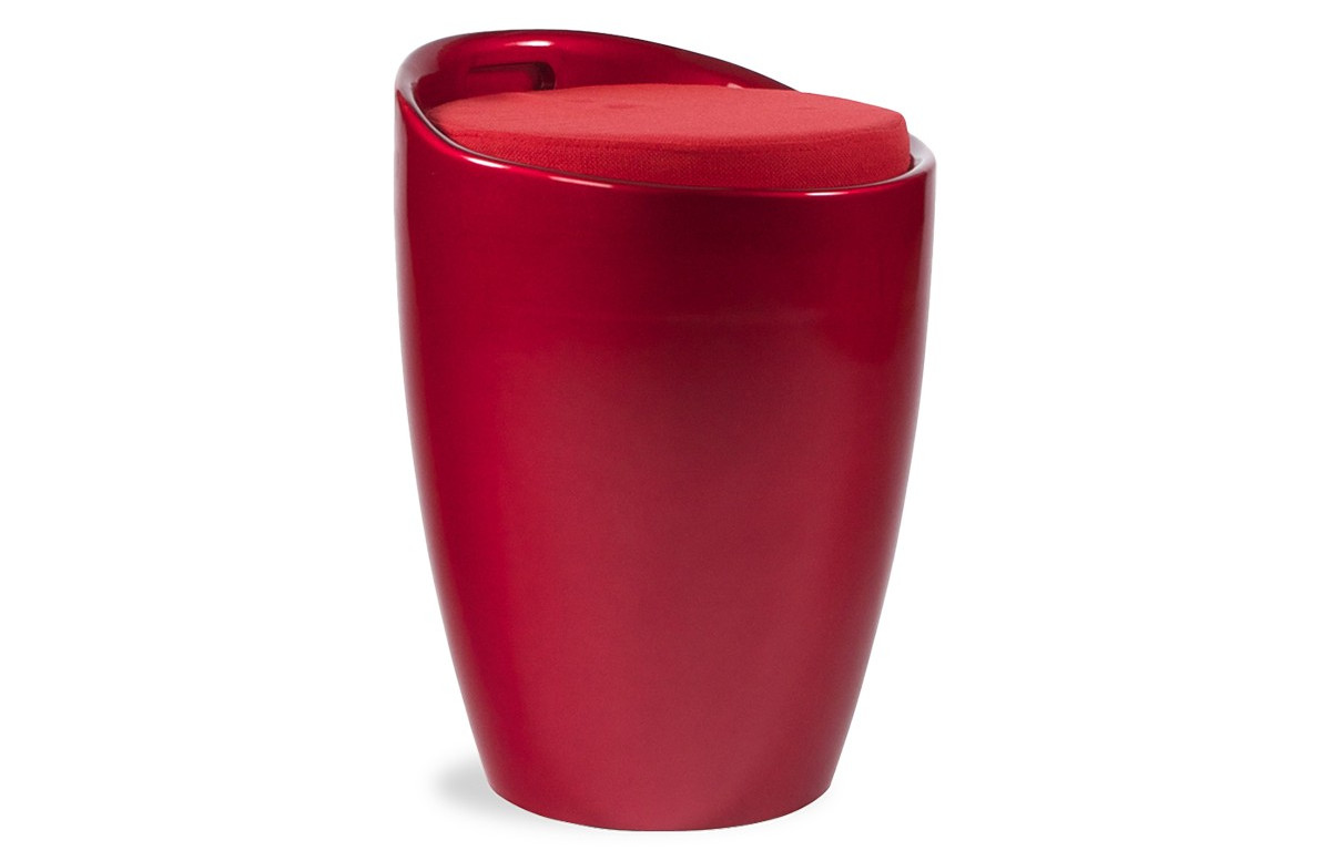 Tabouret design rouge