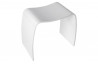 Tabouret design blanc