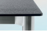 Table Superstone gris foncé 160x90 cm