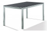 Table Superstone gris foncé 160x90 cm avec pieds carrés