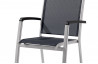 Table Puroplan anthracite 165x95 cm et 6 chaises