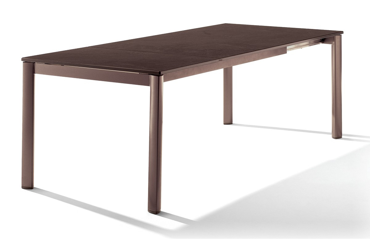 Table Extensible marron mocca