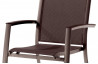 Fauteuil empilable marron mocca