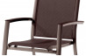 Lot de 6 Fauteuils empilables marron mocca