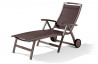 Bain de soleil multi-position marron mocca