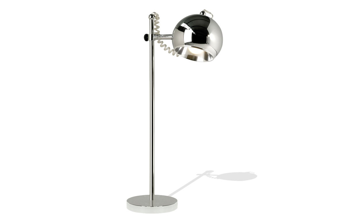 Lampadaire design chrome