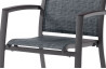 Lot de 6 Fauteuils empilables gris foncé & gris