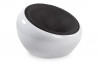 Fauteuil Design Blanc/Noir